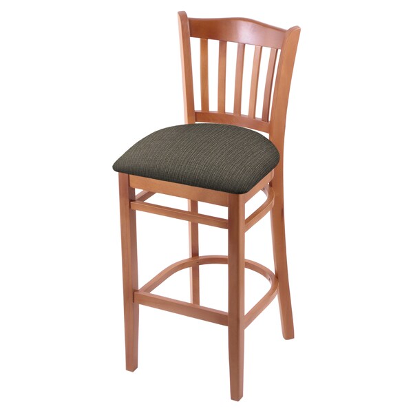 Holland Bar Stool Co 30" Bar Stool, Medium Finish, Graph Chalice Seat 312030Med019 - main